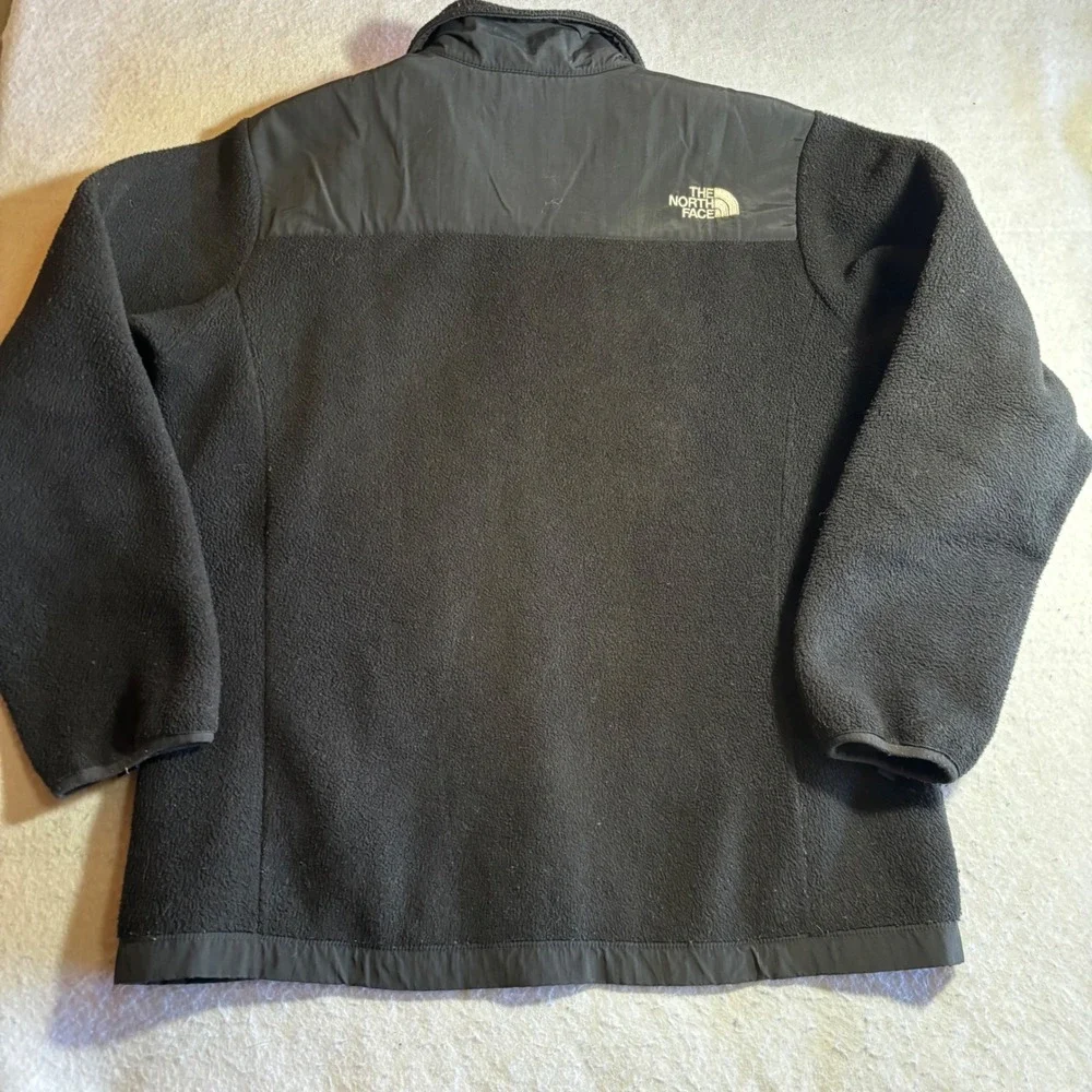 The North Face Girls XL Denali Polartec Fleece Jacket Black Full Zip AC9Q‎ 071